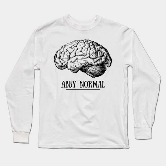 Abby Normal: Young Frankenstein Long Sleeve T-Shirt by Print Lilac